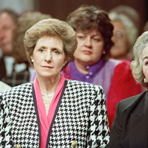 Norma Major, wife of British Prime Minister, John Major at the launch of the Conservative