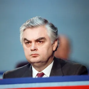 Norman Lamont Print - Conservative Party Election Manifesto Launch Norman Lamont Print - Conservative Party Election Manifesto Launch