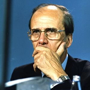 Norman Tebbit Conservative MP At Conservative Press Conference Dbase