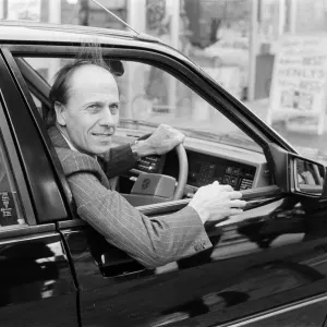 Norman Tebbit Print: Employment Minister at Henleys Garage