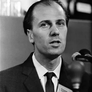 Norman Tebbit on the second day of the Conservative party conference. October 1966 Norman Tebbit on the second day of the Conservative party conference. October 1966