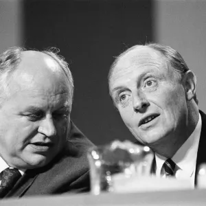 Norman Willis Print with Neil Kinnock, 1988 Norman Willis Print with Neil Kinnock, 1988