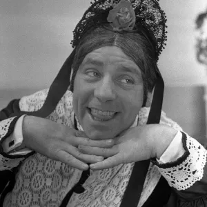 Norman Wisdom comedy actor as Charlies Aunt February 1958 A&copy;Mirrorpix