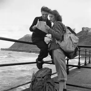 North Bay, Scarborough, North Yorkshire. 11th August 1949 North Bay, Scarborough, North Yorkshire. 11th August 1949