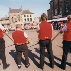 North East Festivals The Alnwick Music Festival 6 August 1997 - A horn blowing North East Festivals The Alnwick Music Festival 6 August 1997 - A horn blowing