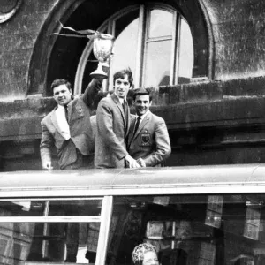 North Shields footballers victory parade after winning the FA Amateur Cupwhile on their North Shields footballers victory parade after winning the FA Amateur Cupwhile on their