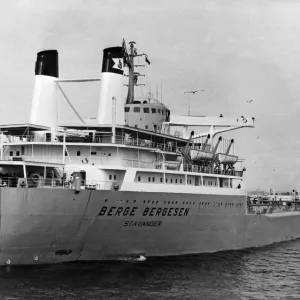 Le pétrolier norvégien, Berge Bergesen. 30 juin 1966.