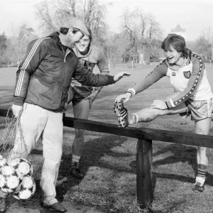 Norwich City F. C. are seen training today ahead of their game against Spurs