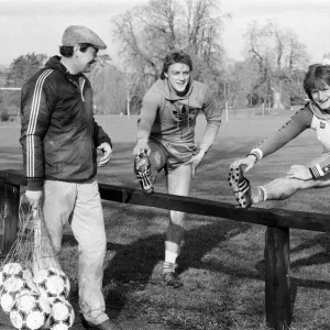 Norwich City F. C. are seen training today ahead of their game against Spurs