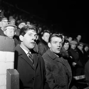 Norwich City FC Players Watch Stockport 1967 Print