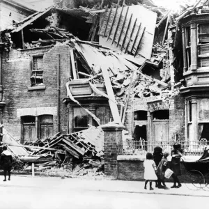 Hartlepool Raid Print 15th December 1914