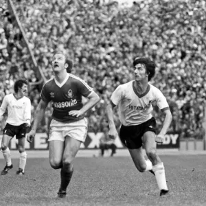 Nottingham Forest 0 v. Liverpool 0. Division Two Football. April 1981 MF02-16-041 Nottingham Forest 0 v. Liverpool 0. Division Two Football. April 1981 MF02-16-041