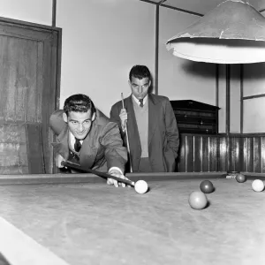 Nottingham Forest skipper Jack Burkitt lines up a shot to the middle pocket