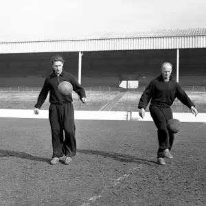 Nottingham Forest team training session ahead of their FA Cup Semi Final match against