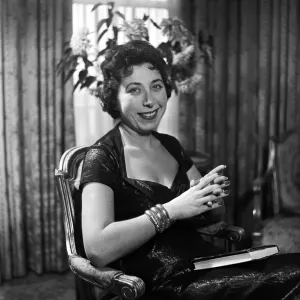 Novelist Roberta Leigh. 15th December 1954