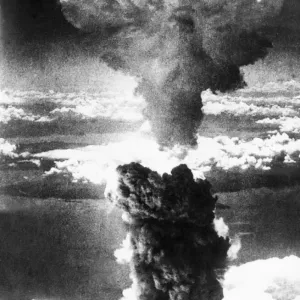Nagasaki Nuclear Mushroom Cloud Print, 9th August 1945
