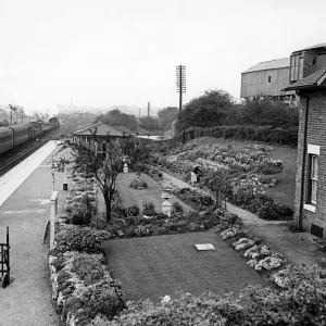 Nuneaton Abbey Street Station Print, 1957 Nuneaton Abbey Street Station Print, 1957