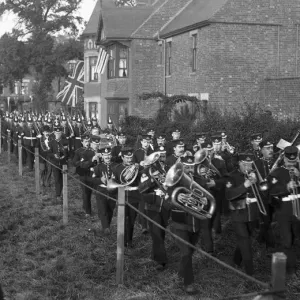 Nuneaton Volunteers March Off Circa 1895 Print Nuneaton Volunteers March Off Circa 1895 Print