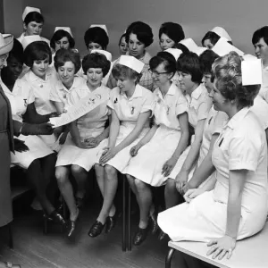 Nurses at Coventry School of Nursing Graduation Print 1969 Nurses at Coventry School of Nursing Graduation Print 1969