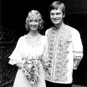 Nyree Dawn Porter Wedding August 1975 to actor Robin Halstead in Southg Kensington