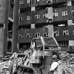 Oak and Eldon Gardens Demolition Print, 26th September 1979