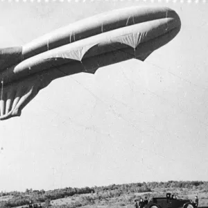 An observation balloon Picture taken 6th October 1939 An observation balloon Picture taken 6th October 1939