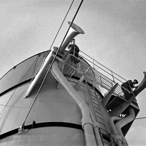 The ocean liner Queen Mary circa 1938