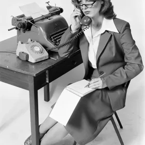 Office Secretary, Studio Pix, 27th January 1978 Office Secretary, Studio Pix, 27th January 1978