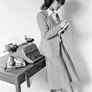 Office Secretary, Studio Pix, 27th January 1978 Office Secretary, Studio Pix, 27th January 1978