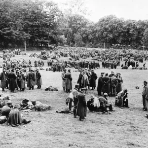 These officers and men are all that are left from four German divisions after the capture These officers and men are all that are left from four German divisions after the capture