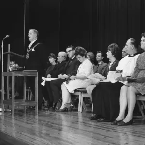 The official opening ceremony at President Kennedy School in Rookery Lane, Holbrooks