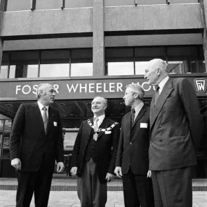 The official opening of Foster Wheeler. 23rd January 1975