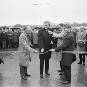 Official Opening of M4 Motorway Print, 28th December 1971