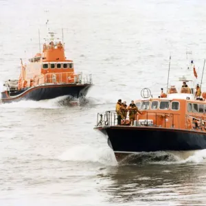 The Old Barry Lifeboat Print, 5th April 1997 The Old Barry Lifeboat Print, 5th April 1997