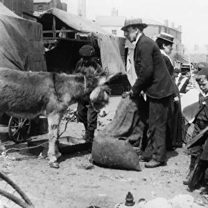 An old Birmingham Market Scene, Circa 1900