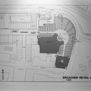 Old Bracknell regeneration. 8th April 1991 Old Bracknell regeneration. 8th April 1991