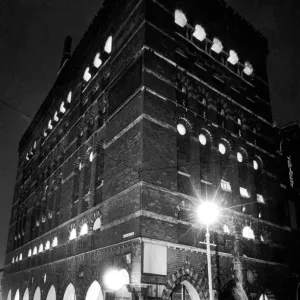 The Old Granary building at night, Bristol, 6th October 1969 The Old Granary building at night, Bristol, 6th October 1969