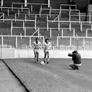 Oldham v Everton Pre-Season Friendly Print, August 1981