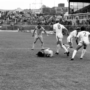 Old Ham v Everton Pre-Season Friendly Print August 1981