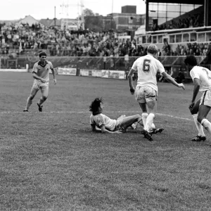 Oldham v Everton Pre-Season Friendly Print 1981