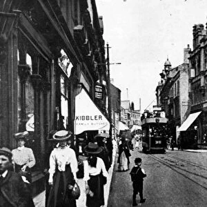 Old High Street in Newport, Wales Circa 1900
