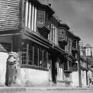 The Old Inn Star Public House Print, Alfriston, Sussex 1939