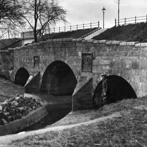 Old Ruthrieston Bridge April 1937 Built in 1693 and move 35 yards west Old Ruthrieston Bridge April 1937 Built in 1693 and move 35 yards west