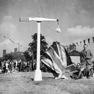 The old sport of tilting at the Quintain, one popular throughout medieval England The old sport of tilting at the Quintain, one popular throughout medieval England