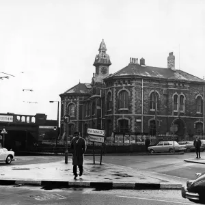 Print of The old Taff Vale Railway offices, Cardiff Print of The old Taff Vale Railway offices, Cardiff
