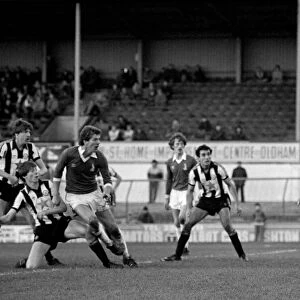 Oldham 3 v. Newcastle United 1. Division 2 Football October 1981 MF04-13-005