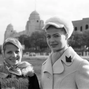 Olga Korbut and Ludmila Tourischeva at Wembley Stadium, London 1973 Print Olga Korbut and Ludmila Tourischeva at Wembley Stadium, London 1973 Print