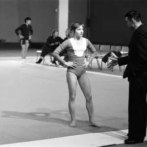 Olga Korbut Training Print, Earls Court 1973