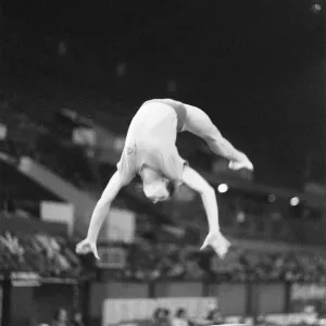 Olga Korbut training ahead of the Daily Mirror Sponsored Gymnastics World Cup Olga Korbut training ahead of the Daily Mirror Sponsored Gymnastics World Cup