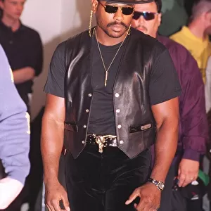 Oliver McCall arrives at weigh in for fight against Frank Bruno